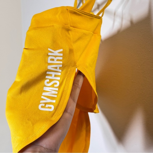 Gymshark | Mustard Camisole Lightweight Strappy Crop Top - Picture 4 of 6
